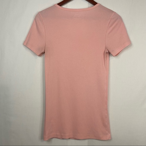 TIME AND TRU Partial Button Down Tee Light Pink Size Medium - Picture 9 of 9
